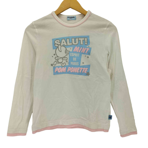 POM PONETTE JEANS キャラクタープリントクルーネックTシャツ Y2K レディース L