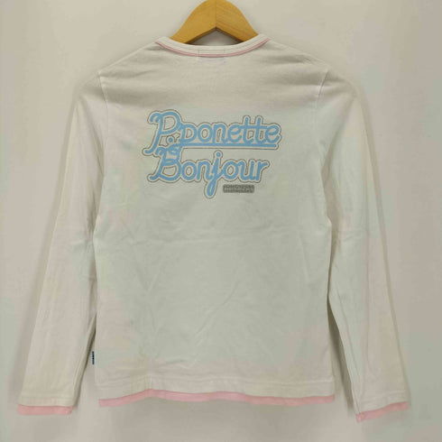 POM PONETTE JEANS キャラクタープリントクルーネックTシャツ Y2K レディース L