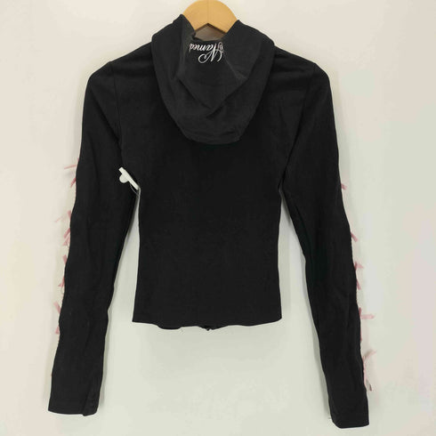 NAMED COLLECTIVE RIBBON ZIP HOODIE リボン ジップ フーディ パーカー レディース import:XS