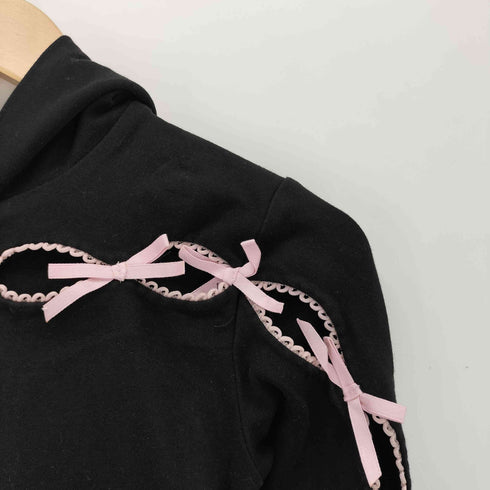 NAMED COLLECTIVE RIBBON ZIP HOODIE リボン ジップ フーディ パーカー レディース import:XS