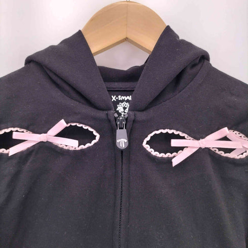 NAMED COLLECTIVE RIBBON ZIP HOODIE リボン ジップ フーディ パーカー レディース import:XS