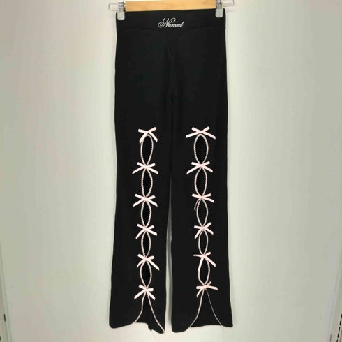 NAMED COLLECTIVE RIBBON PANTS リボン スウェットパンツ レディース XS