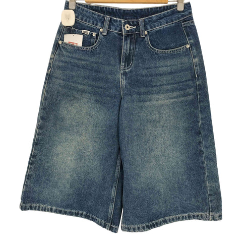 RAGGED ラゲッド デニム ワイド ハーフパンツ レディース 26