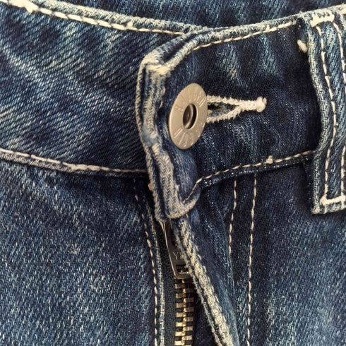 RAGGED ラゲッド デニム ワイド ハーフパンツ レディース 26