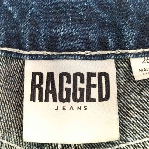 RAGGED ラゲッド デニム ワイド ハーフパンツ レディース 26