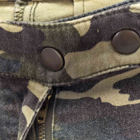 AFT JEANS 迷彩柄 カーゴ フレアパンツ Y2K レディース JPN:M