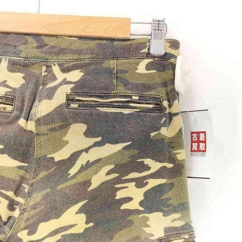 AFT JEANS 迷彩柄 カーゴ フレアパンツ Y2K レディース JPN:M