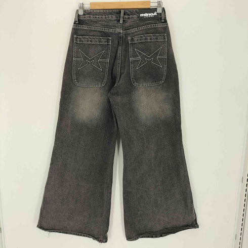 minga london ミンガロンドン フロントレイヤー 変形デザイン デニムパンツ import レディース 26