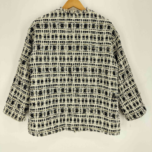 ビームスハート BEAMS HEART 25SS ツイード ミドル ジャケット レディース ONE SIZE