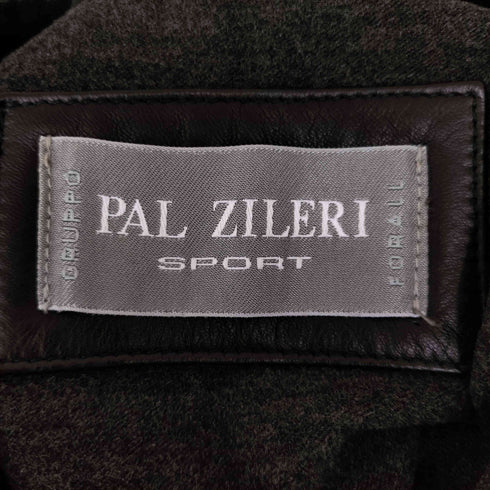 パルジレリ PAL ZILERI レザーカーコート メンズ 52