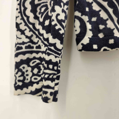 エスカーダ ESCADA ペイズリー柄 カーディガン レディース import:S