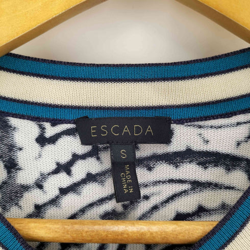 エスカーダ ESCADA ペイズリー柄 カーディガン レディース import:S