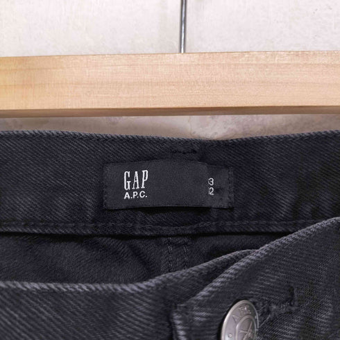 ギャップ Gap ジップフライ ブラックデニム デニムパンツ メンズ 32