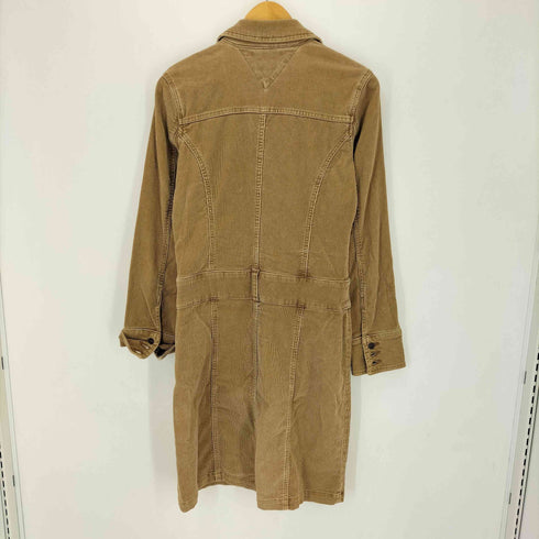 トミージーンズ tommy jeans コーデュロイチェスターコート レディース S