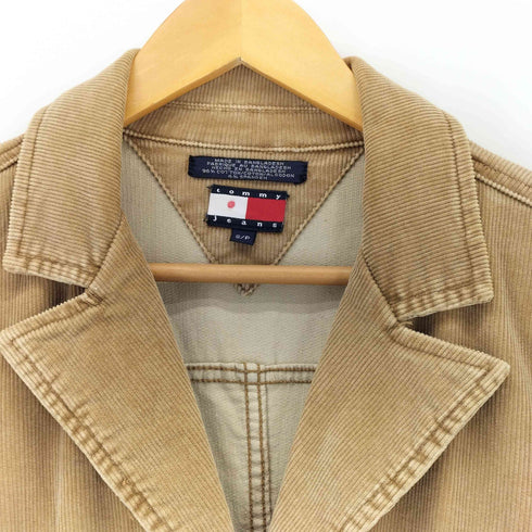 トミージーンズ tommy jeans コーデュロイチェスターコート レディース S