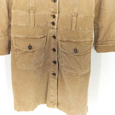 トミージーンズ tommy jeans コーデュロイチェスターコート レディース S