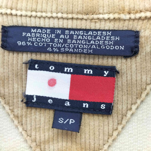 トミージーンズ tommy jeans コーデュロイチェスターコート レディース S