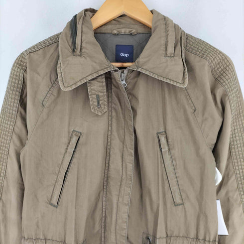 ギャップ Gap 00S OLD フード内蔵 ミリタリーデザイン コート レディース import:S