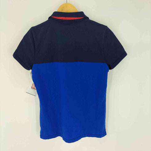 ポロゴルフラルフローレン POLO GOLF RALPH LAUREN ロゴ刺繍 バイカラー 半袖 ポロシャツ レディース import:M