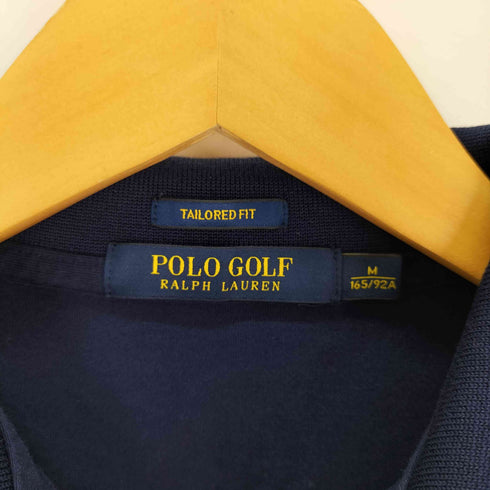 ポロゴルフラルフローレン POLO GOLF RALPH LAUREN ロゴ刺繍 バイカラー 半袖 ポロシャツ レディース import:M
