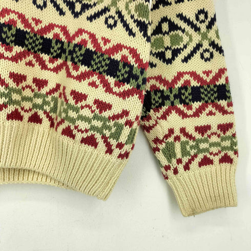 ギャップ Gap 90S OLD 総柄コットンニット メンズ import:M