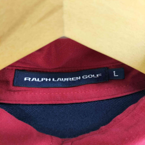 ラルフローレンゴルフ RALPH LAUREN GOLF ロゴ刺繍 長袖 ポロシャツ レディース import:L