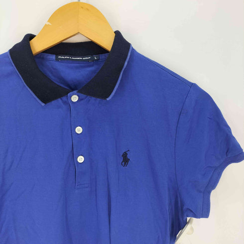 ラルフローレンゴルフ RALPH LAUREN GOLF ロゴ刺繍 半袖 ポロシャツ レディース import:L