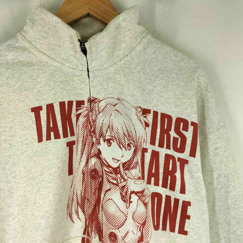 STEPONE 両面キャラクタープリント ジップアップ スウェット メンズ JPN:2