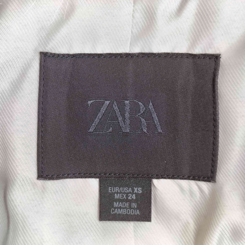 ザラ ZARA ジッパー付ショートフェイクファーコート レディース JPN:XS