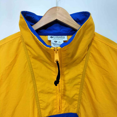 コロンビア Columbia 90S バイカラー 裾ドローコード アノラック ナイロン プルオーバー ジャケット メンズ import:XXL
