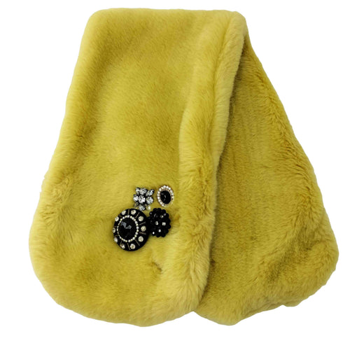 ドーリーガールバイアナスイ DOLLY GIRL BY ANNA SUI ビジュー フェイクファー ティペット マフラー レディース JPN:2