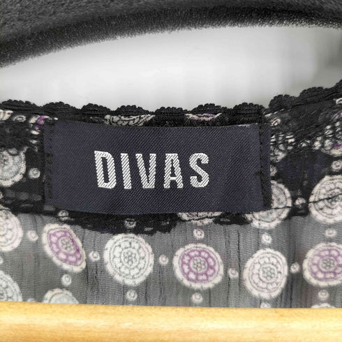 DIVAS レースアップ フリル ブラウス レディース FREE
