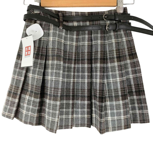 ダーリッチ Darich ダブルベルトチェックミニスカート レディース JPN:S
