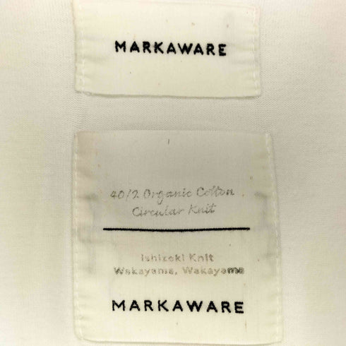 マーカウェア markaware BOX Tee HAND PRINT (BUBBLE) メンズ JPN:S