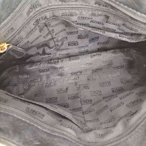 マイケルマイケルコース Michael Michael Kors 裏地ロゴ総柄 タッセル レザー 2way ハンド ショルダーバッグ レディース