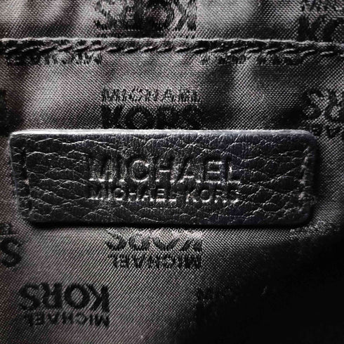 マイケルマイケルコース Michael Michael Kors 裏地ロゴ総柄 タッセル レザー 2way ハンド ショルダーバッグ レディース
