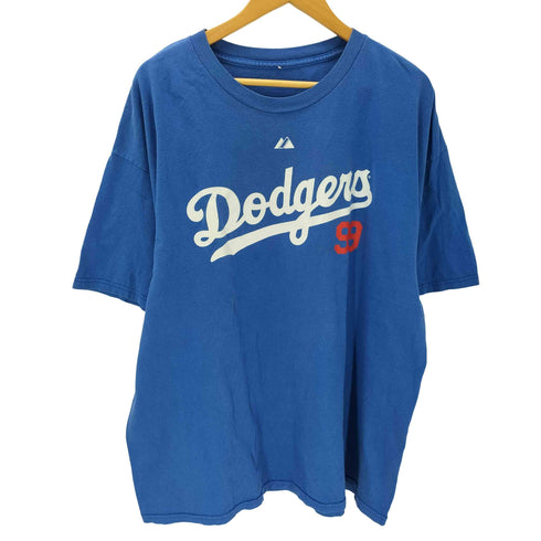 マジェスティック MAJESTIC 00S 2008 背番号 99 ベースボール プリント Tシャツ メンズ