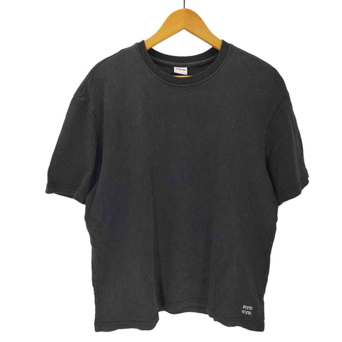 ATRCTR アトラクター ヘビー オンス ブランク Tシャツ ウォッシュ フェード ブラック メンズ JPN:XL
