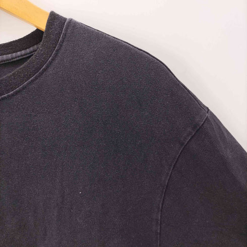 ATRCTR アトラクター ヘビー オンス ブランク Tシャツ ウォッシュ フェード ブラック メンズ JPN:XL