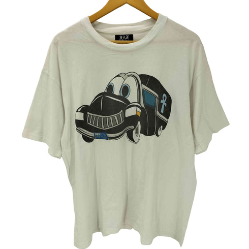 エフエーエフ/フェイクアズフラワーズ FAF/Fake As Flowers CarService コラボ キャラクター プリント Tシャツ メンズ