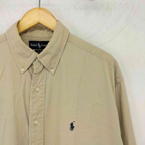 ラルフローレン RALPH LAUREN BLAIRE ポニー刺繍ボタンダウン L/S シャツ メンズ import:L