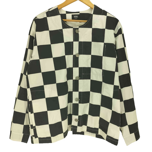 バンズ VANS チェッカーノーカラージャケット メンズ JPN:L
