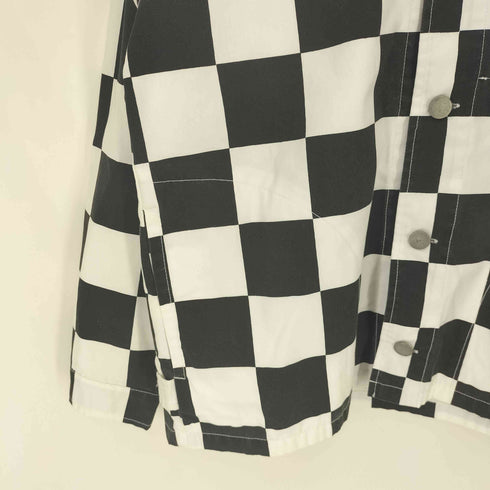 バンズ VANS チェッカーノーカラージャケット メンズ JPN:L