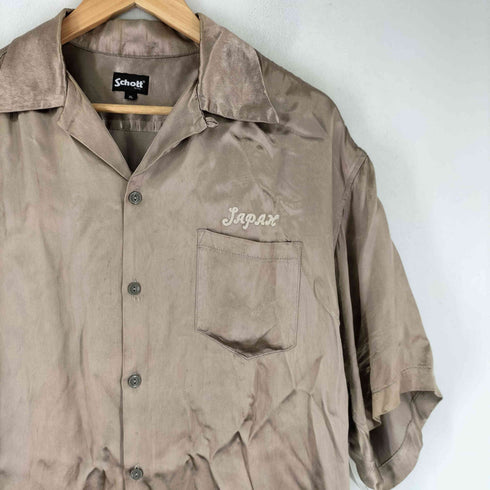 ショット Schott RAYON SUKA ASING 半袖 シャツ メンズ JPN:XL