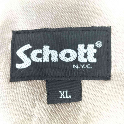 ショット Schott RAYON SUKA ASING 半袖 シャツ メンズ JPN:XL