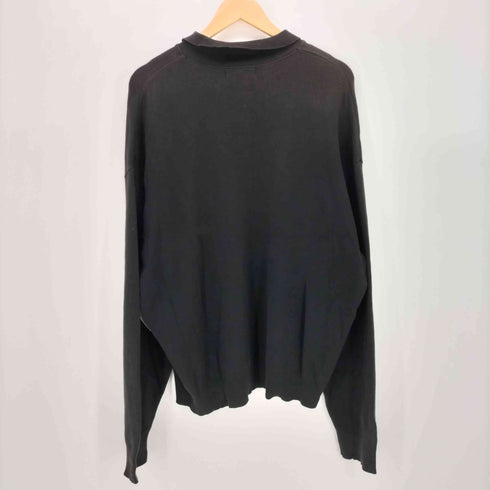 CYPRESS LINKS 90s オーバーサイズ ブランク ニットポロ メンズ import:L