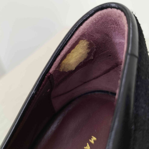 マークバイマークジェイコブス Marc by Marc Jacobs ロゴプレート コンビレザー ヒール パンプス レディース EUR:38