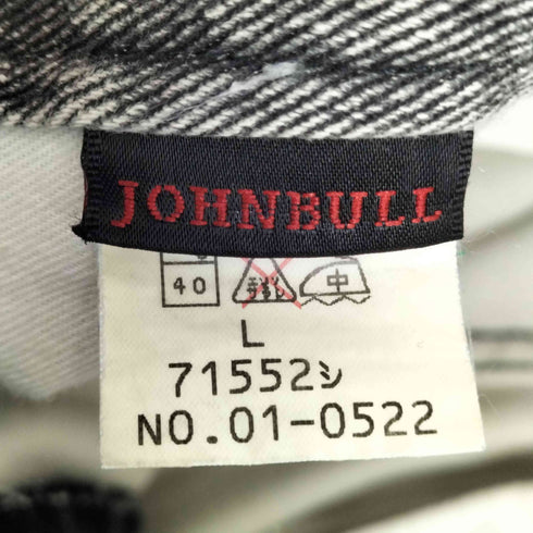ジョンブル Johnbull ブラック デニム カーゴパンツ メンズ JPN:L