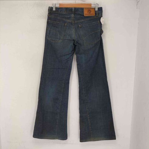 ヒステリックグラマー HYSTERIC GLAMOUR 00S ダメージ加工 ボタンフライ ブーツカット デニムパンツ Y2K レディース JPN:S
