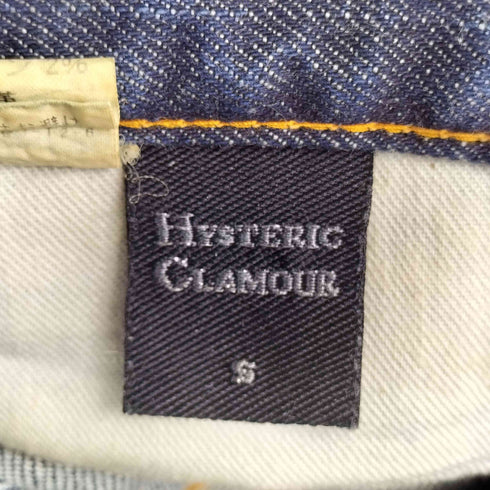 ヒステリックグラマー HYSTERIC GLAMOUR 00S ダメージ加工 ボタンフライ ブーツカット デニムパンツ Y2K レディース JPN:S